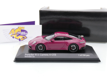 Preview: Minichamps 410063002 # Porsche 911 Carrera4 GTS Baujahr 2021 " Sternrubin " 1:43