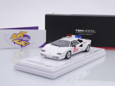 TSM Models 430702 # Lamborghini Countach 5000S " Safety Car Monaco GP 82 " 1:43