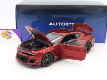 Preview: AUTOart 71208 # Chevrolet Camaro ZL1 Baujahr 2017 " garmetrotmetallic " 1:18
