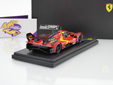 Preview: Look Smart LSLM161 # Ferrari 499P Nr.50 5th 24h Le Mans 2023 " AF Corse - 5th. " 1:43
