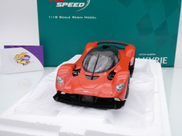 Preview: Top Speed TS0505 # Aston Martin Valkyrie Baujahr 2021 " Maximum Orange Carbon " 1:18