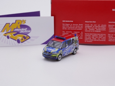 Herpa 096348 # Volkswagen T6 Bus " Polizei Sachsen-Anhalt Infomobil " 1:87 NEU