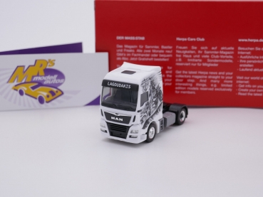 Herpa 314480 # MAN TGX XXL Zugmaschine " Poseidon, Gott des Meeres Bayern " 1:87