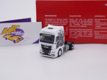 Herpa 314473 # MAN TGX XXL Zugmaschine " Archilles, Held von Troja Bayern " 1:87