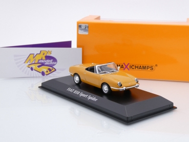 Maxichamps 940121230 # Fiat 850 Sport Spyder Baujahr 1968 " orange-gelb " 1:43