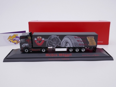 Preview: Herpa 122191 # Scania CS 20 HD Schubboden-Sattelzug " Reifen Göggel " 1:87 NEU