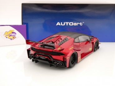 Preview: AUTOart 79126 # LB Walk LB Silhouette Lamborghini Huracan GT Baujahr 2019 " Hyper Red Metallic " 1:18