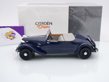 Preview: Norev AMC0191104 # Citroen Traction Cabriolet Baujahr 1939 " dunkelblau " 1:18