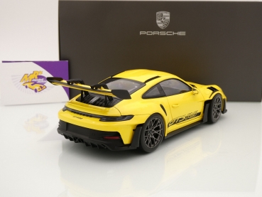 Preview: NOREV WAP0212810RGT # Porsche 911 (992) GT3 RS Baujahr 2022 " Speedgelb " 1:18