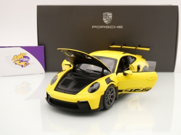 Preview: NOREV WAP0212810RGT # Porsche 911 (992) GT3 RS Baujahr 2022 " Speedgelb " 1:18
