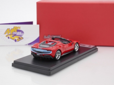 Preview: Look Smart LS538B # Ferrari 296 GTS Baujahr 2022 " corsarot - hellblau " 1:43