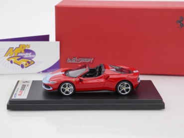 Preview: Look Smart LS538B # Ferrari 296 GTS Baujahr 2022 " corsarot - hellblau " 1:43