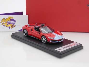 Preview: Look Smart LS538B # Ferrari 296 GTS Baujahr 2022 " corsarot - hellblau " 1:43