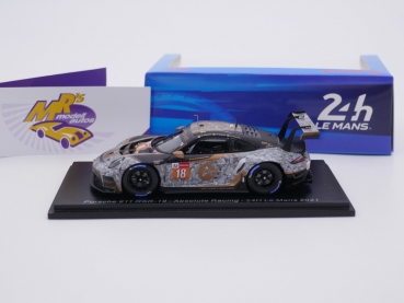 Preview: Spark S8265 # Porsche 911 RSR-19 No.18 24h. LeMans 2021 " Absolute Racing " 1:43