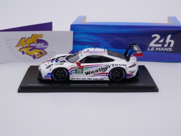 Preview: Spark S8262 # Porsche 911 RSR-19 No.79 24h. LeMans 2021 WeatherTech Racing 1:43