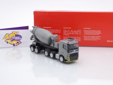 Preview: Herpa 316224 # Volvo FH GL FD 6x2 Betonmischer-Sattelzug " grau-gelb " 1:87