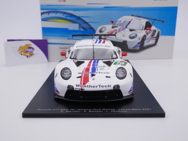 Spark 18S700 # Porsche 911 RSR-19 No.79 24h. LeMans 2021 " WeatherTech Racing " 1:18