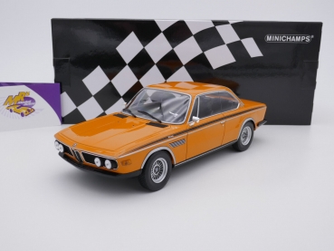 Minichamps 155028131 # BMW 3.0 CSL Coupe Baujahr 1971 " orange " 1:18