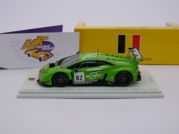 Preview: Spark SB309 # Lamborghini Huracan GT3 No.82 24h Spa 2018 " Grasser Racing " 1:43