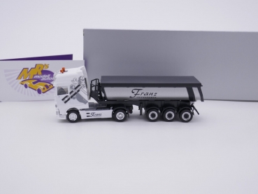 Preview: Herpa 949811 # DAF XF SSC Thermomulden-SZ Spedition Franz / Trucker Babe 1:87