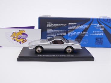 Preview: Autocult Avenue 60083 # Volkswagen Karmann Ghia Typ 1 Prototyp Baujahr 1965 " silber " 1:43