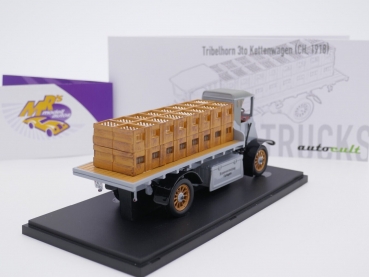 Preview: Autocult 11015 # Tribelhorn 3to Kettenwagen Elektro Lastwagen Baujahr 1918 1:43