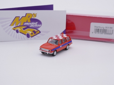 Herpa 096683 # Wartburg 353 '66 Tourist Baujahr 1966-89 " Dispatcher " 1:87 NEU