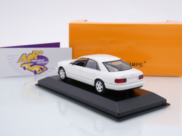 Preview: Maxichamps 940018801 # Audi A8 Limousine Baujahr 1999 " weiß " 1:43