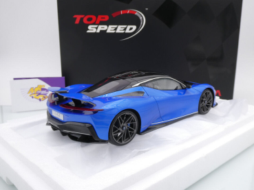 Preview: Top Speed TS0498 # Automobil Pininfarina Battista Geneva 2019 " Iconica Blu Metallic " 1:18