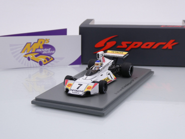 Spark S7428 # Brabham BT44 F1 Nr.7 Belgien GP 1974 " Carlos Reutemann " 1:43