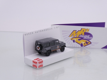 Preview: Busch 50326 # Land Rover Defender " Geocaching Cachemobil " 1:87