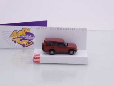 Preview: Busch 51903 # Land Rover Discovery " dunkelrot " 1:87