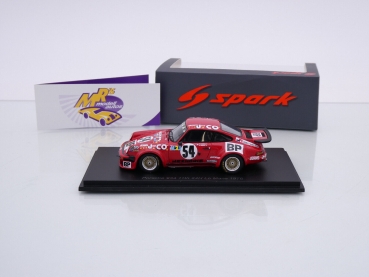 Preview: Spark S9818 # Porsche 934 Nr.54 11ter Platz 24h Le Mans 1976 " BP " 1:43