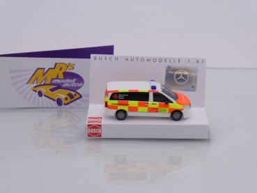 Preview: Busch 51105 # Mercedes-Benz Vito " KDOW DRK Dortmund " 1:87
