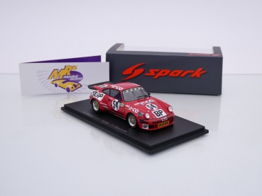 Preview: Spark S9818 # Porsche 934 Nr.54 11ter Platz 24h Le Mans 1976 " BP " 1:43