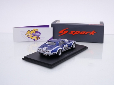 Preview: Spark S2432 # Chevrolet Corvette C3 Nr.51 18ter Platz 24h Le Mans 1974 " H. Greder - Beaumont " 1:43