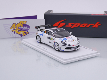 Preview: Spark S6722 # Alpine A110 RGT Nr.63 Rallye Monte Carlo 2023 " S. Marquez - R. Frau " 1:43