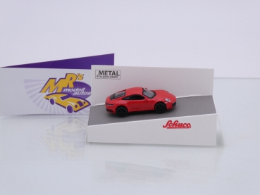 Preview: Schuco 26704 # Porsche 911 (992) Carrera S Coupe Baujahr 2019 " rot " 1:87