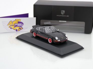 Preview: Spark WAP0201160PRS2 # Porsche 911 Carrera RS 2.7 Baujahr 1973 " schwarz-rot " 1:43