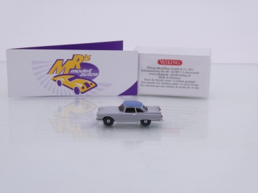 Preview: Wiking 0128 02 # DKW 1000 Spezial Sportcoupe Baujahr 1958-65 " kreidegrau-brillantblau " 1:87
