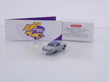 Preview: Wiking 0128 02 # DKW 1000 Spezial Sportcoupe Baujahr 1958-65 " kreidegrau-brillantblau " 1:87