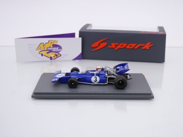 Preview: Spark S7230 # Tyrell 001 F1 Nr.3 Kanada GP 1970 " Jackie Stewart " 1:43