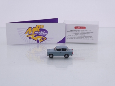 Preview: Wiking 0129 06 # Trabant 601 S Baujahr 1978-90 " alpenblau " 1:87