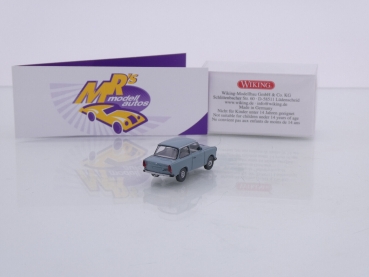 Preview: Wiking 0129 06 # Trabant 601 S Baujahr 1978-90 " alpenblau " 1:87