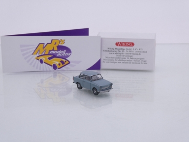 Preview: Wiking 0129 06 # Trabant 601 S Baujahr 1978-90 " alpenblau " 1:87