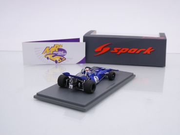 Preview: Spark S7230 # Tyrell 001 F1 Nr.3 Kanada GP 1970 " Jackie Stewart " 1:43