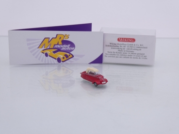 Preview: Wiking 0812 07 # Messerschmitt KR 201 Baujahr 1953-61 " robinrot-elfenbeinbeige " 1:87