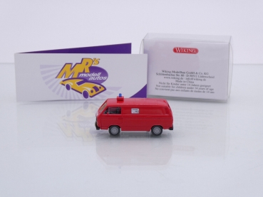 Preview: Wiking 0601 33 # Volkswagen VW T3 Kasten Baujahr 1981-92 " Feuerwehr 112 " 1:87