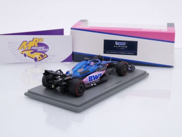 Preview: Spark S8555 # Alpine A522 BWT F1 Nr.14 5ter Platz Brasilien GP 2022 " Fernando Alonso " 1:43