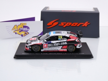 Preview: Spark S8966 # Honda Civic Type R TCR Sieger WTCR Rennen 1 Zolder 2020 " Nestor Girolami " 1:43